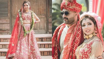 This Bride Wore Two Colours Of Chooda Together With Unique Jewellery, Nailed The Contrasting Look