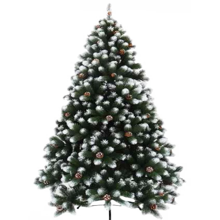 Brad Artificial Varfuri Ninse si cu Conuri 210 cm