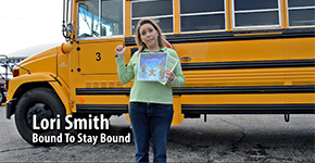 BTSB books face the school bus.
