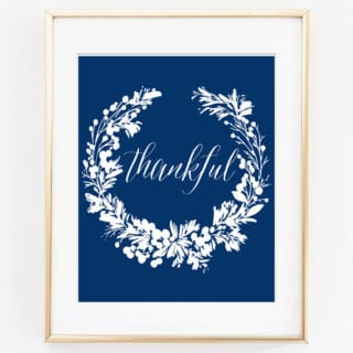 thankful printable art