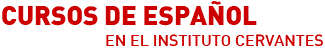 Cursos de espa&ntilde;ol en el Instituto Cervantes