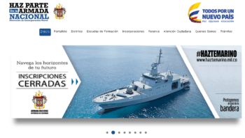 Armada de Colombia: Proceso de inscripci&oacute;n 6