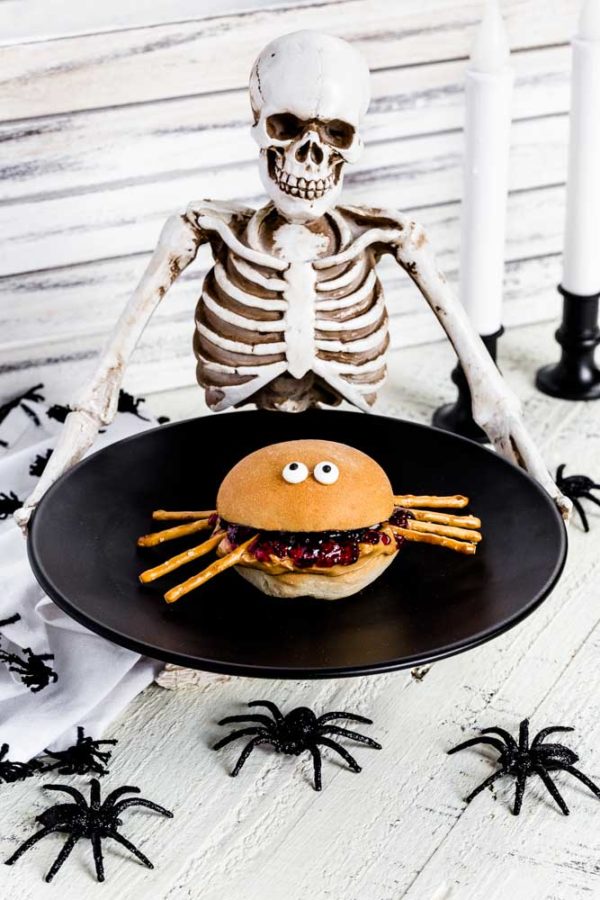 PB and J Spiders for Halloween