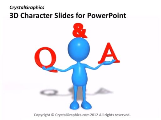 PowerPoint Slide - Networking - 3D Character - Animated - Blue - 4 Characters - CG21