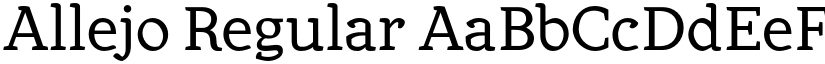 Allejo font download