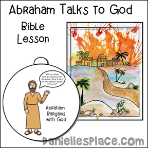 Abraham Talks to God Bible Lesson about Sodom and Gomorrah