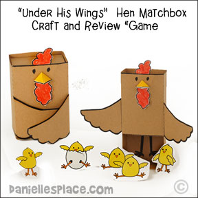 Hen and Chicks Matchbox Craft