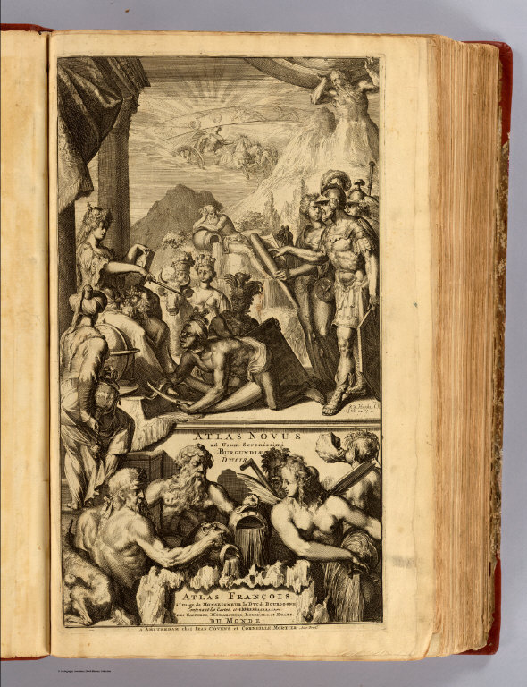 Illus. Title Page: Atlas nouveau.; Covens et Mortier; L'Isle, Guillaume de, 1675-1726; 1742; World Atlas