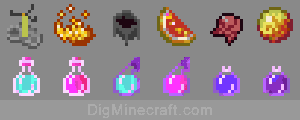 Brewing items in Minecraft