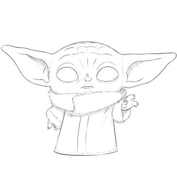 How to Draw Baby Yoda (The Child)
