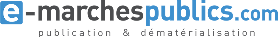 E-marchespublics plateforme de publication et de d&eacute;mat&eacute;rialisation des appels d'offres