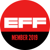 Proud Supporter of EFF
