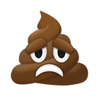 Sad Poop Emoji