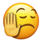 Talk To The Hand Emoji