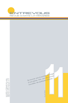 Cover for issue 'Number 11, 2019' of the journal 'Entrevous'