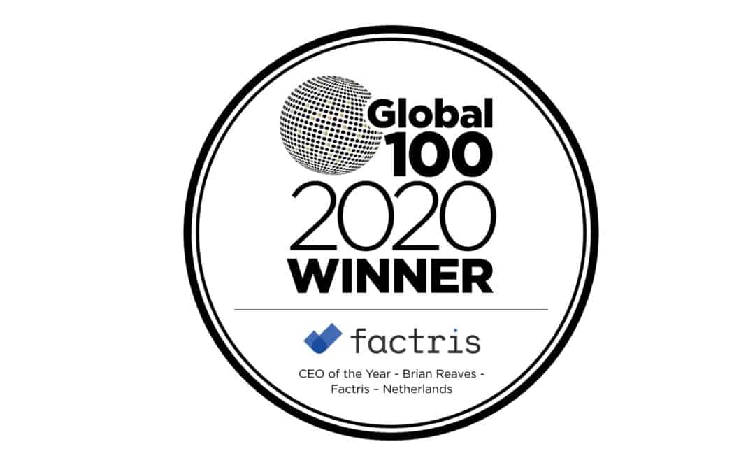 Global 100 Awards CEO of the year 2020 &ndash; Brian Reaves