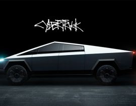 Le Cybertruck de Tesla donne l'impression de venir tout droit d'un film de science fiction