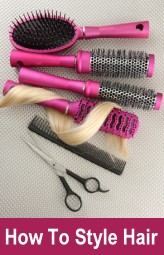 how to style hair