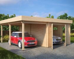 Holzgarage