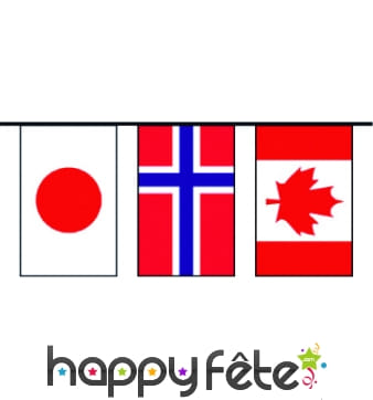 Guirlande de pavillons "Multinations"