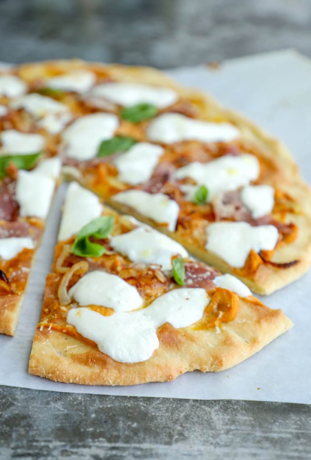 Keto Pumpkin & Prosciutto Pizza