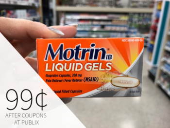 Motrin Liquid Gels Just 99&cent; At Publix on I Heart Publix 1