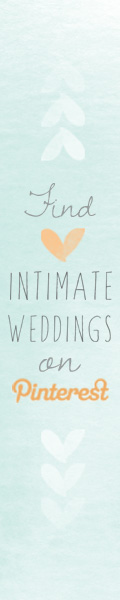 Intimate Weddings on Pinterest