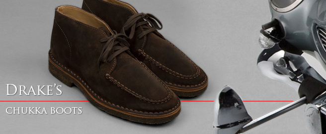 HP Drake's chukka boots in No Time To Die