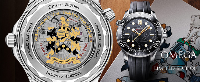 Omega Omega Seamaster 300 James Bond Limited Edition celebrating 50 Years of On Her Majesty's Secret Service