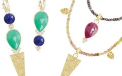 Nina Nguyen interchangeable necklace and earrings