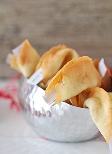 Homemade Fortune Cookies & Free Printable