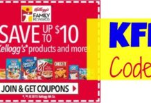 Kellogg's Family Rewards and KFR Codes