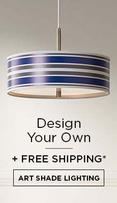 Design Your Own Custom Art Shade Lighting*