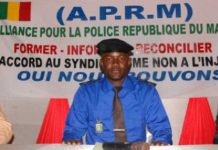 Les hommes du commissaire divisionnaire Mamoudou Diabat&eacute;