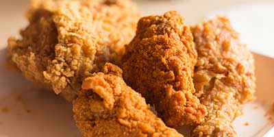 Extra crispy fried chicken