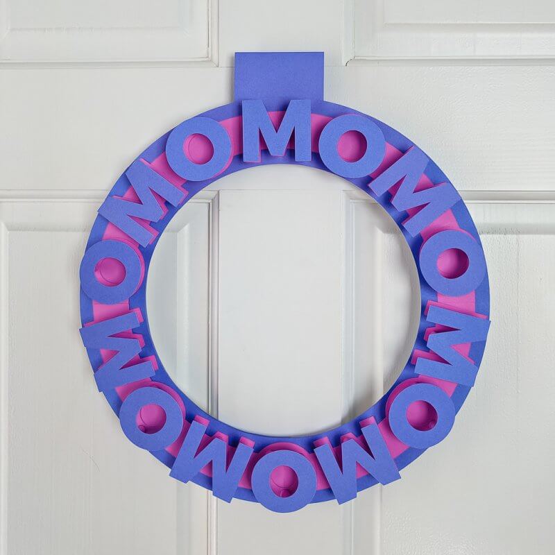 DIY Mother's Day wreath