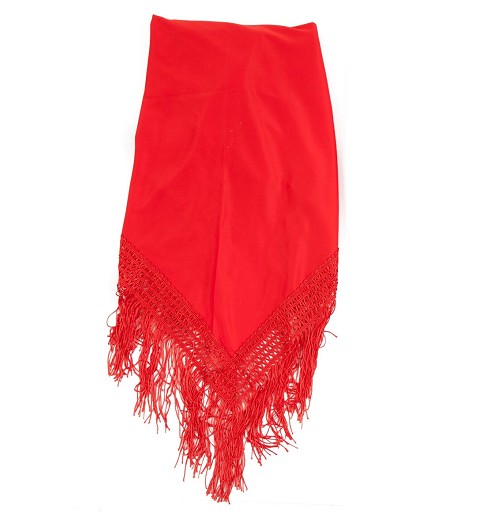 Manton Liso Rojo 1.60x 82 cm