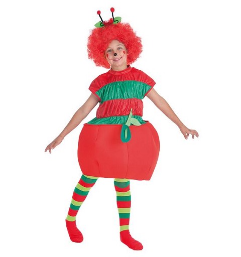 Disfraz Gusano y Manzana Infantil