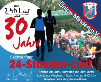 24h-Jubiläums-Lauf: Das MK-Team läuft für einen guten Zweck