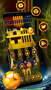 Football Barcelona Launcher Theme