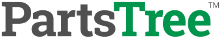partstree logo in green and charcoal