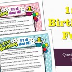 1st Birthday Quiz