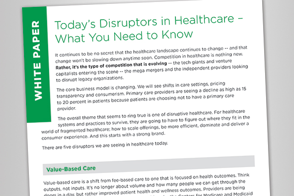 Healthcare Disruptors White Paper