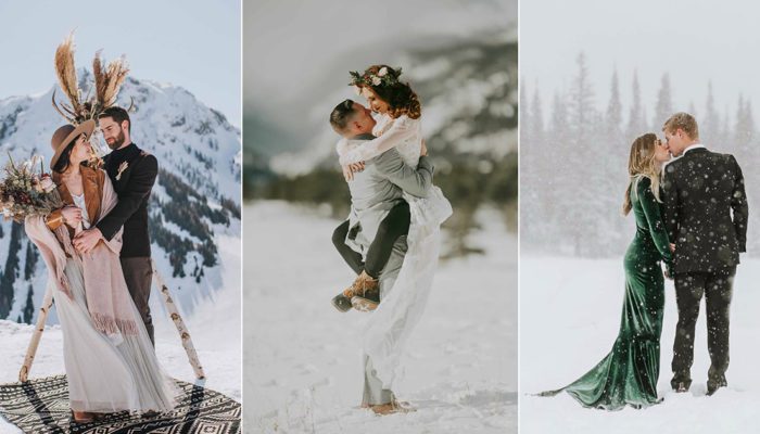 7 Magical Winter Elopements To Fulfill Your Snowy-Weather Wanderlust