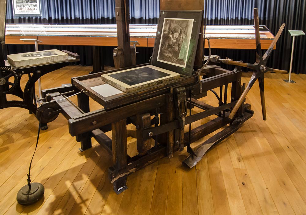 Brisset stoneprinting press