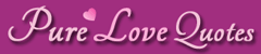 Pure Love Quotes Logo