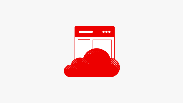 Cloud native applications icon