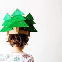 How to make a Christmas Crown with cardboard