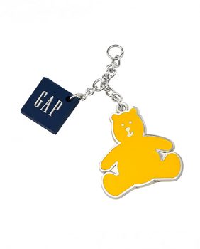 GAP yellow bear keyring