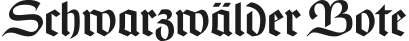 Logo Schwarzw&auml;lder Bote